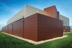 The new National Security Space Institute (NSSI) at Colorado’s Peterson Air Force Base makes use of insulated metal panels. These particular products include a factory foamed-in-place core to minimize insulation gaps, thermal break between panel face and liner to minimize thermal conductivity, and pressure-equalized horizontal joinery.