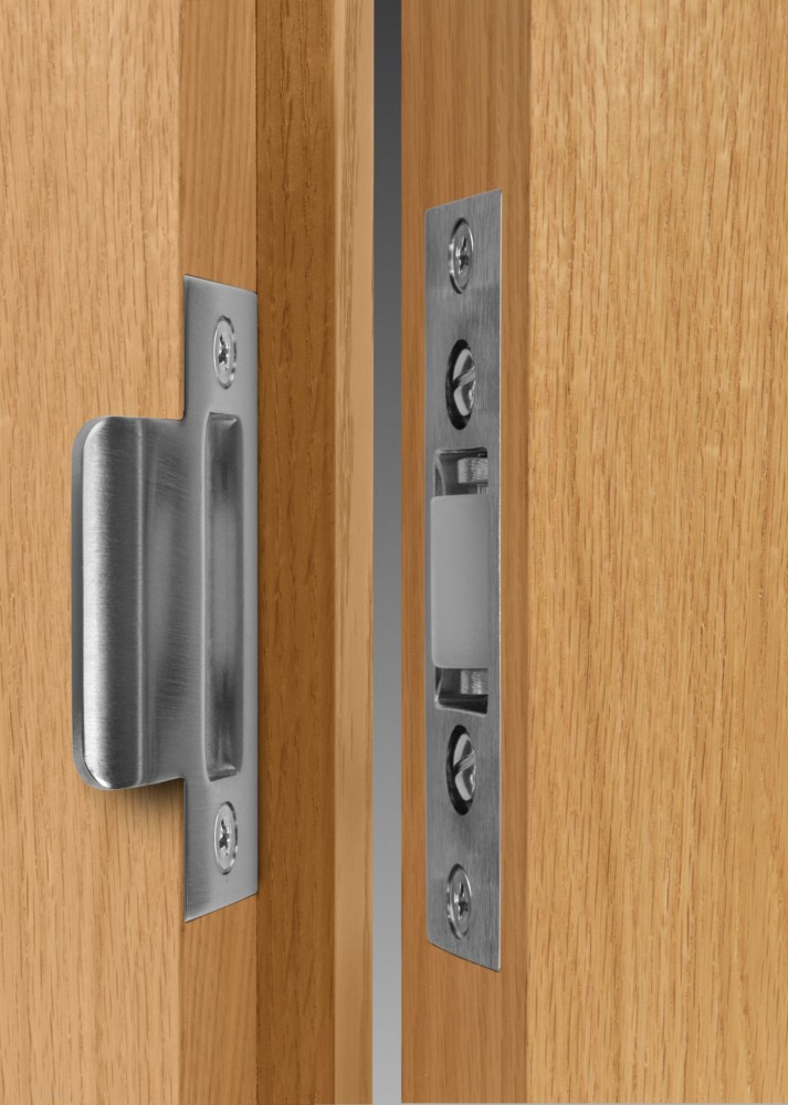 Non-fire-rated interior openings can be equipped with roller latches to provide patient privacy without locking the door.