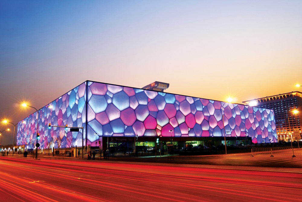 The watercube—Beijing's National Aquatic Center—may be an extreme example, but even the most basic of natatoriums can present challenges for design professionals when it comes to thermal and moisture control. Photo © BigStockPhoto/Liang Zhang
