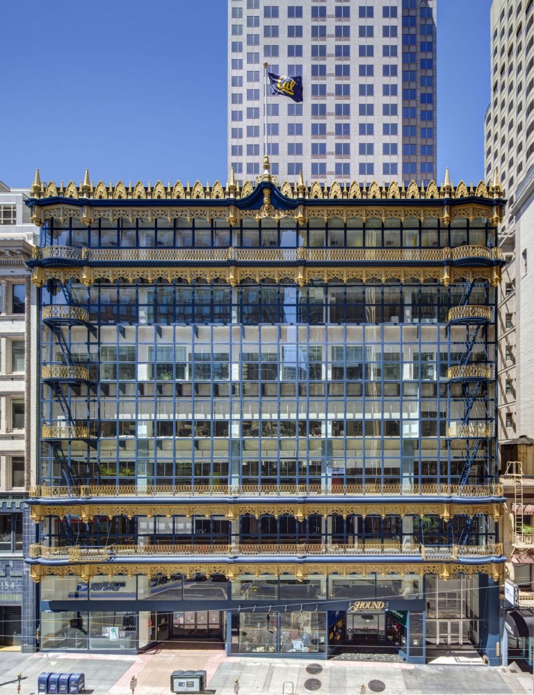 The Hallidie Building is one of the world’s first glass curtain-wall buildings. Photo © Sherman Takata, Takata Photography