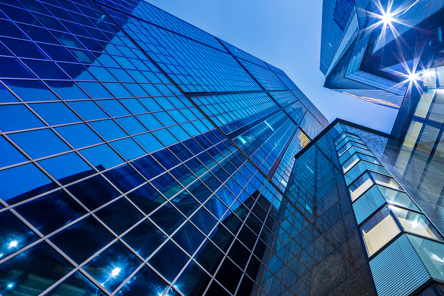 Modern corporate building