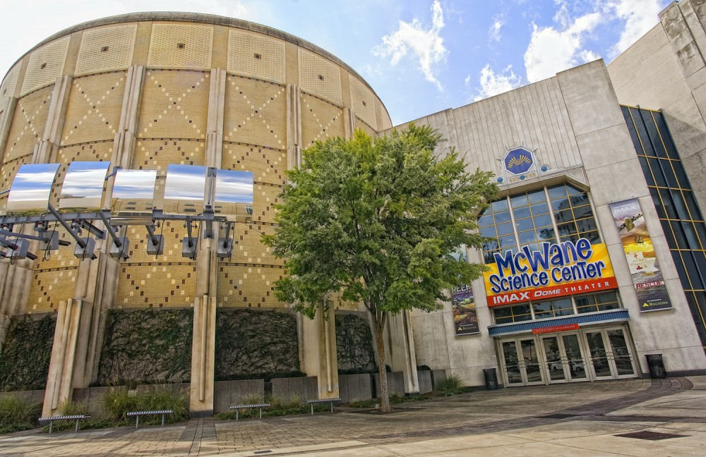 For projects like this IMAX movie theater in Brimingham, Alabama (or the Nashville Sympohny on page 96) choosing a door with the proper acoustical ratings is critical.For projects like this IMAX movie theater in Brimingham, Alabama (or the Nashville Sympohny on page 96) choosing a door with the proper acoustical ratings is critical.