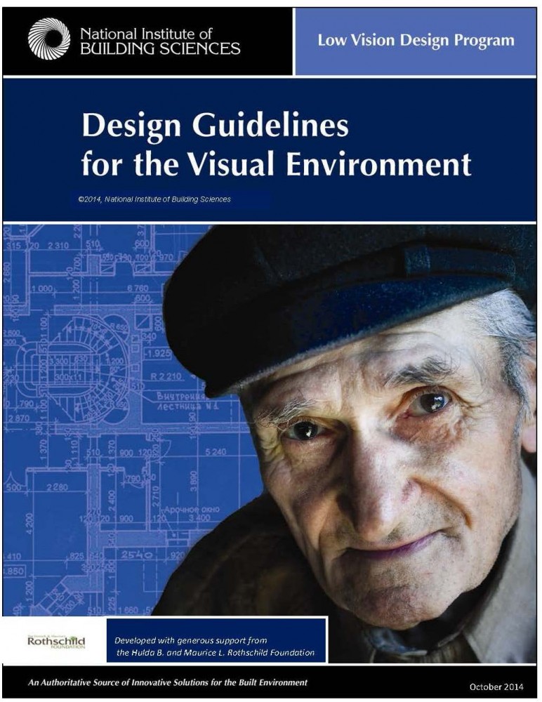 The Low Vision Design Committee (LVDC) is seeking input on the newest draft of its guidelines for the visual built environment. Image courtesy Low Vision Design Committee