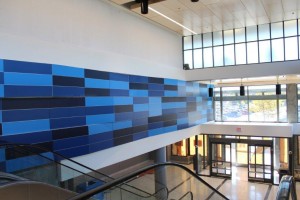 Wall panels made from this material are highly useful as aesthetically appealing components of effective sound absorption systems. /span>
