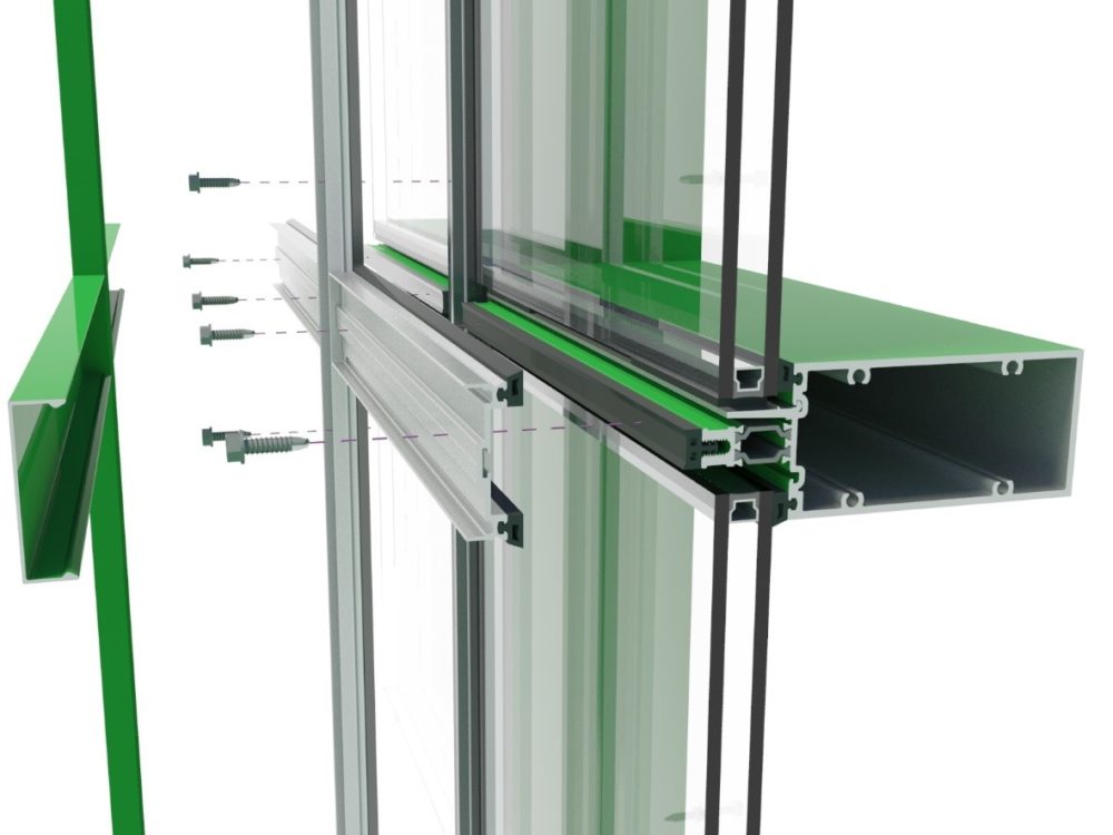 Thermal curtain wall from Tubelite