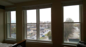Special panels (which, like the existing windows themselves, can be operable or fixed) are applied in areas where noise control is problematic.