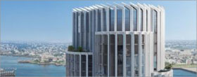 KPF unveils Boston harbor tower design
