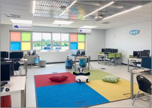 Chicago school modernizes classrooms with acoustic ceiling panels