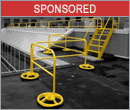 Quick fall protection in one non-penetrating railing package
