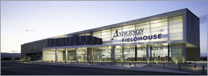 Arizona fieldhouse uses translucent wall system to create gem-like appearance