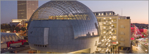 California museum uses laminated glass to provide structural strength for its unique dome