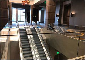 Architectural railings complement Kentucky hotel’s minimalist design