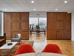Acoustic ceilings help NAB’s D.C. HQ meet aesthetics, sustainability goals