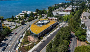 New triangular-shaped Washington office building completed