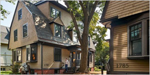 Frost Terrace from 19th century restored by Bruner/Cott Architects