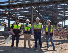 Arizona hospital reaches midpoint in construction process