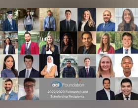 ACI Foundation names 2022-2023 fellowship and scholarship recipients