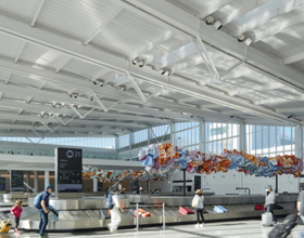 Seattle airport arrivals facility connects natural artistry with flexible design