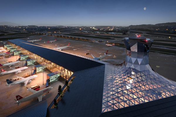 ‘Raumfachwerk’ wins Swiss airport design contest for inventive use of mass timber