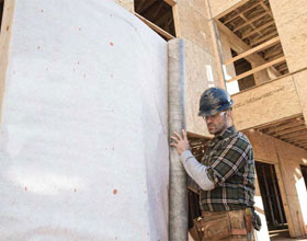 Specifying building wrap for moisture management and drainage