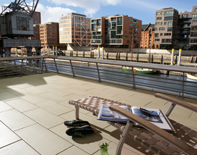 Create sleek and sophisticated outdoor spaces with Soreno slabs from Unilock 