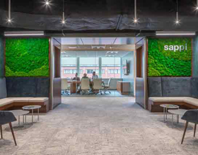 Boston firm’s green finishes, materials, and fixtures meet sustainability goals