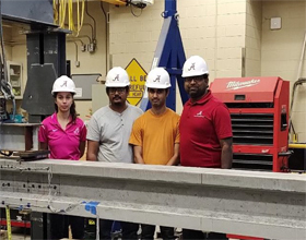 University of Alabama team wins national PCI design competition with concrete beam