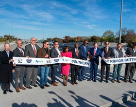 Work culminates at M interstate highway project in Texas