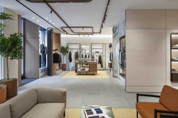Architectural aesthetic meets branding objectives in Canali’s New York store