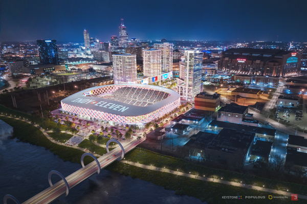Design revealed for Indiana’s new soccer stadium