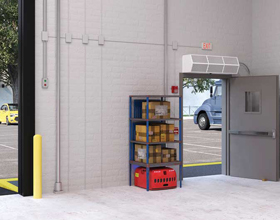 Why and how to employ air curtains at industrial doorways