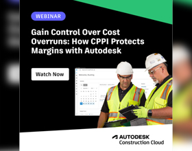 Gain control over cost overruns: CPPI protects margins with Autodesk 