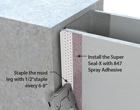 New from CEMCO®—Super Seal-X fire-rated deflection bead 