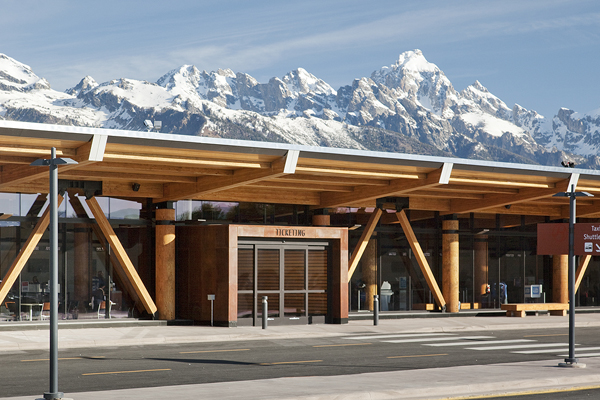 Airport renovation embraces Grand Teton National Park setting