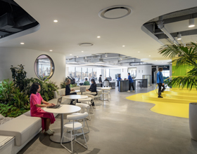 NYC’s color-coded ‘clubhouse’ seeks to inspire creative agency work