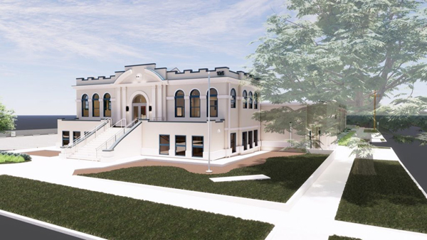 Past and progress: Bringing historic library up to code