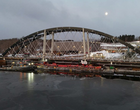 Bridge upgrade boosts rail connection