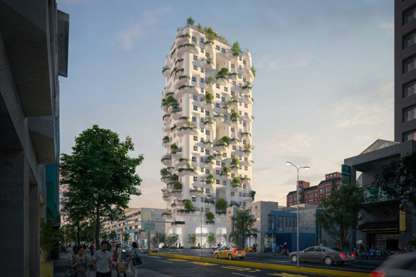 Tower turns heads with mosaic charm