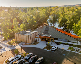 Riverfront landmark gets a conceptual makeover