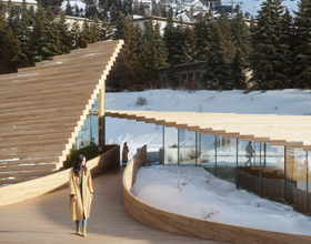 A wooden masterpiece that blends architecture and landscape