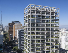 Modern tower bridges urban life and lush landscapes
