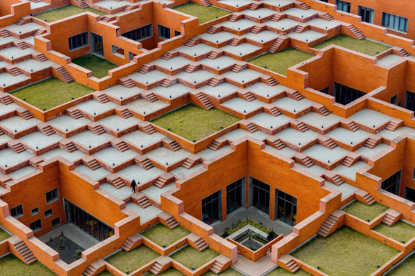 Inside the campus inspired by 1,100-year-old stepwells