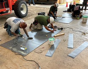 The art and science of heat welding vinyl floors