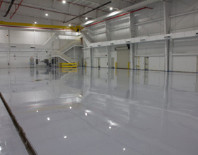 Restoring a degraded hangar floor