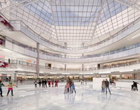 Dallas shopping mall unveils new plans for skating rink area