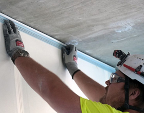 Making sound-rated wall installation easier
