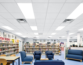 A ceiling that helps manage heat