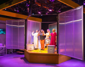 From facade to full-blown theater set