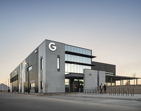 A data center that looks like the desert around it