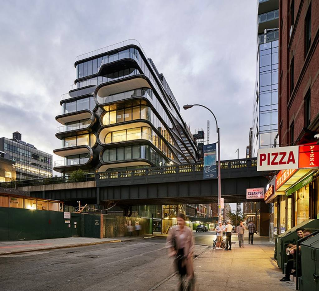 Designed by Zaha Hadid Architects, 520 West 28th in New York is among the shortlisted contenders for this year’s World Architecture Festival Awards. Photo © Hufton+Crow